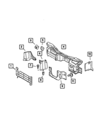 5131688AA - Body Sheet Metal Except Doors: Dash And Cowl Sides Silencer for Mopar Image