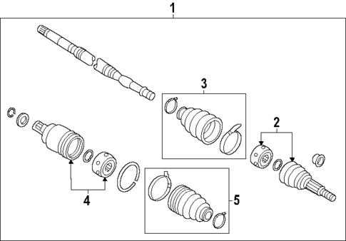 Drive Axles for 2025 Nissan Armada #0