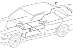 2015403034 - Electrical System: Line for Mercedes-Benz: 190, 190D, 190E Image