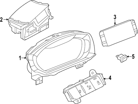 Cluster & Switches for 2021 Audi A6 allroad #0