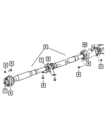 4593866AC - All Wheel Drive; Differential and Drive Line: Drive Shaft for Mopar Image