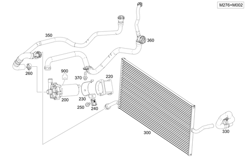 Air Pump, Water Pump and Detachable Body Components for 2020 Mercedes-Benz SL450 #0