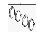 0004200705 - : Brake Pads                               for Mercedes-Benz Image