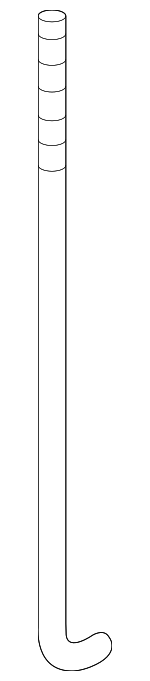 744510C030 - Electrical: Hold Down Clamp Rear Bolt for Toyota: Sequoia, Tundra Image