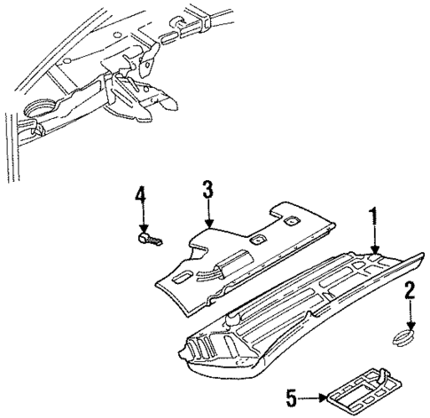 Knee Bar & Pads for 1994 Audi 90 Quattro #0