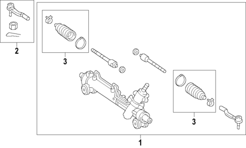 Steering Gear & Linkage for 2013 Toyota Venza #1