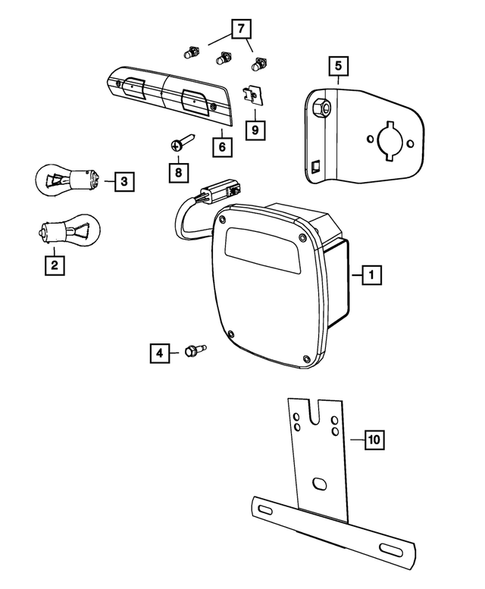 Lamps-Interior and Exterior for 2015 Ram 2500 #6