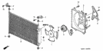 938910401208 - Body/Air Conditioning: SCREW-WASHER (4X12) for Honda Image