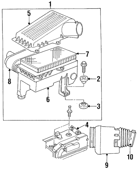 Air Intake for 1995 Chrysler Concorde #0