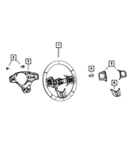 5SD98DX9AA - Steering: Steering Wheel for Mopar Image