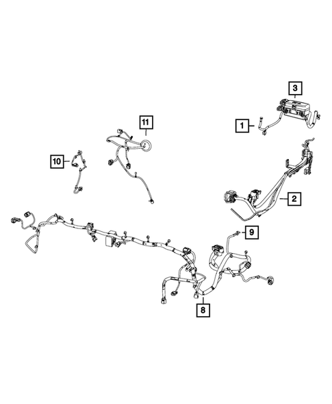 Wiring-Headlamp to Dash for 2017 Ram 2500 #0