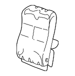 12459156 - Body: Seat Back Cover for GM Image