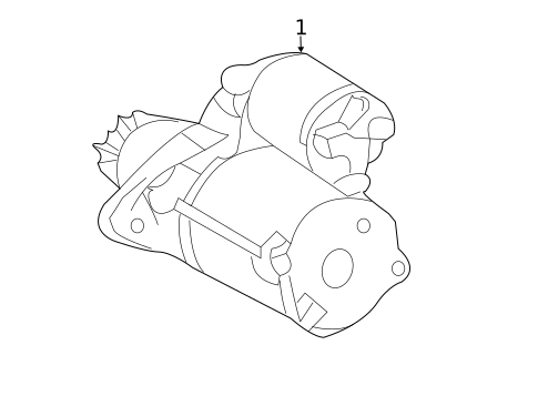 Starter for 2022 Toyota RAV4 #1