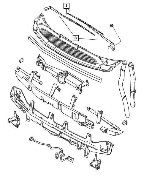 Windshield Wiper and Washer Systems for 2001 Dodge Caravan #0