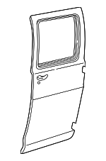 55346441 - Body: Outer Panel for Dodge: B150, B1500, B250, B2500, B350, B3500, Ram 1500 Van, Ram 2500 Van, Ram 3500 Van Image