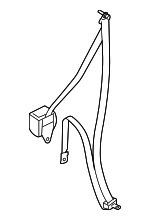 868849N08B - Electrical: Belt &amp; Retractor for Nissan: Maxima Image