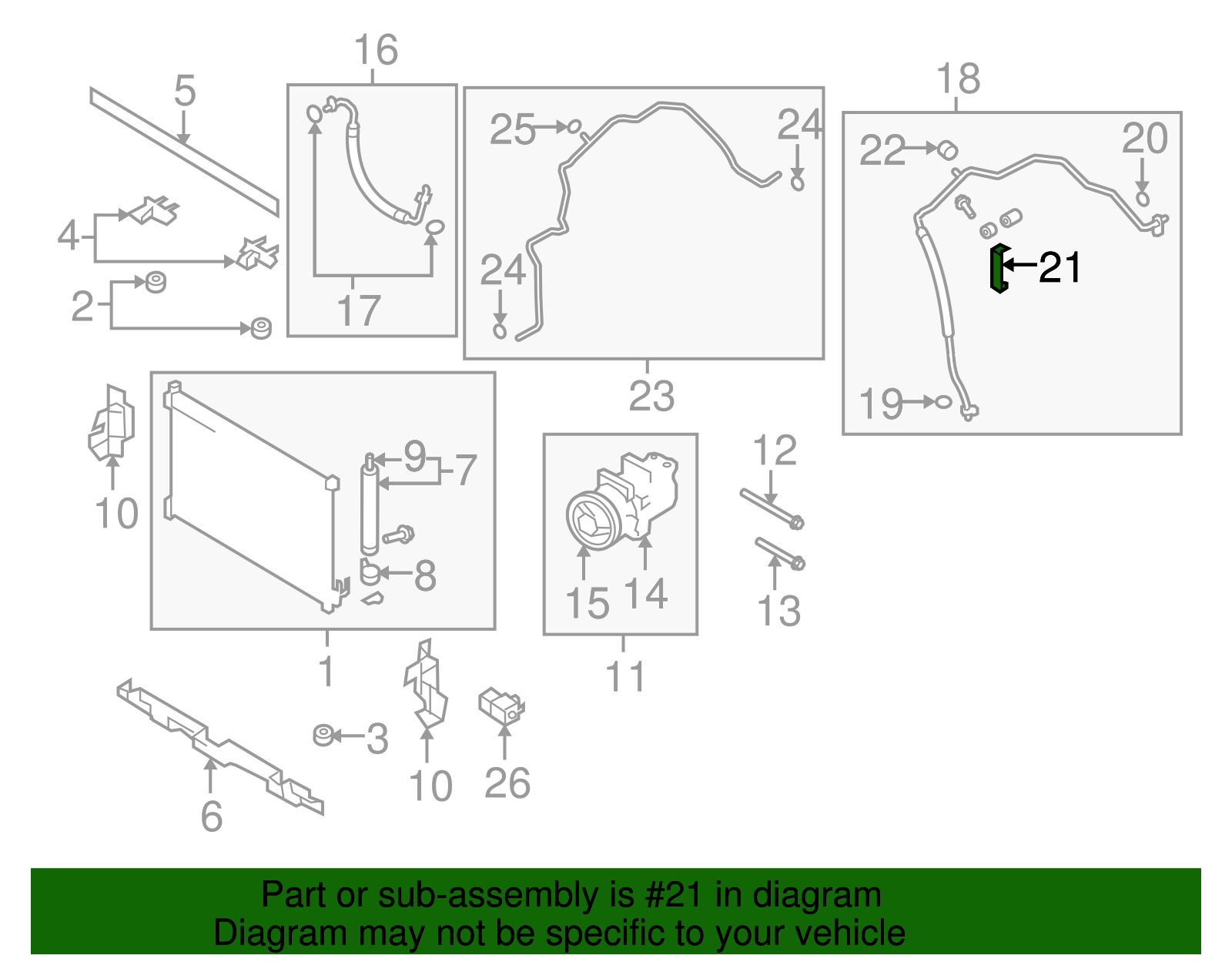 Suction Hose Bracket - Nissan (92551-JG00A)