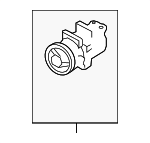 K2600JM01MNW - HVAC: Value Advantageâ„¢ AC COMPRESSOR for Nissan: Rogue, Rogue Select Image