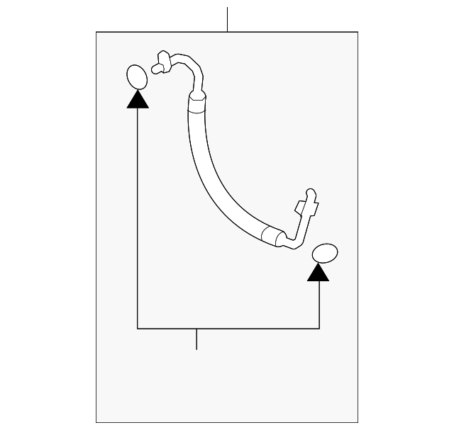 Discharge Hose - Nissan (92490-JM00A)