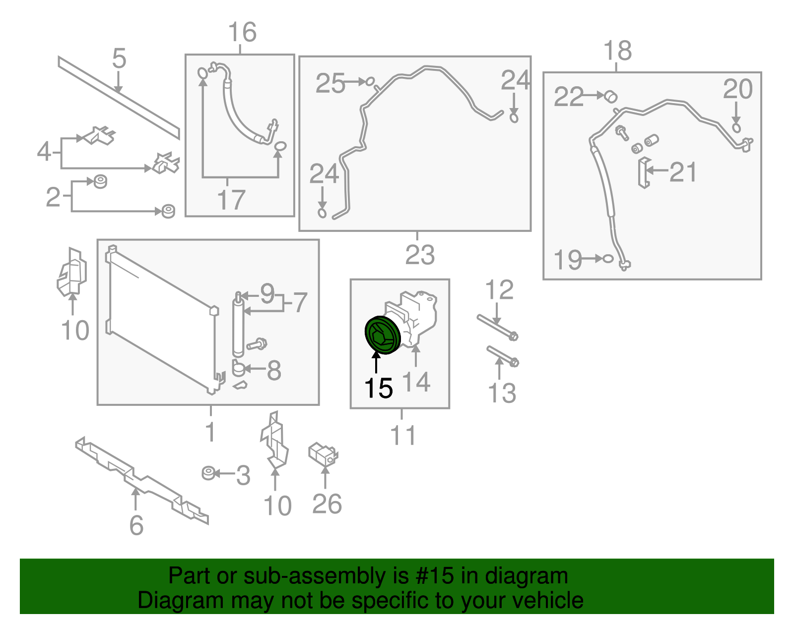 Clutch & Pulley - Nissan (92660-JM01B)