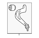 80A407694H - Suspension: Rear Lower Control Arm for Audi Image