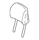 52107048410 - Body: Headrest for BMW: 325Ci, 330Ci, M3 Image