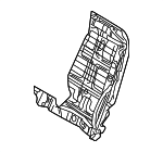 52108234341 - Body: Seat Back Frame for BMW: 323Ci, 323i, 325Ci, 325i, 325xi, 328Ci, 328i, 330Ci, 330i, 330xi, 645Ci, 650i, M3, M6, X3, X5 Image