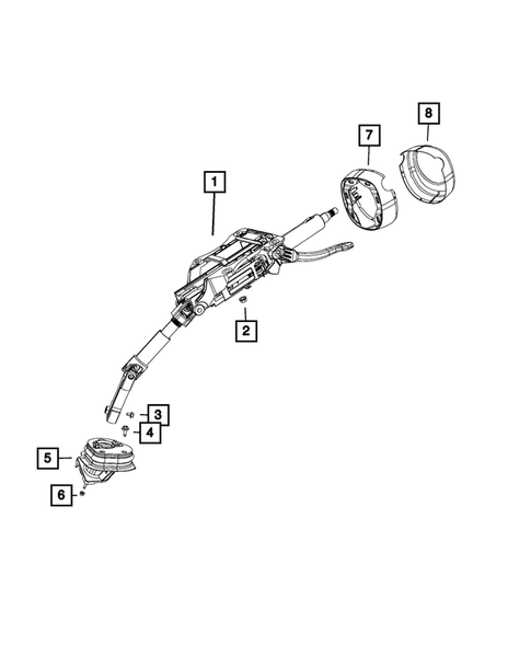 Steering Column and Intermediate Shaft for 2021 Chrysler Voyager #0