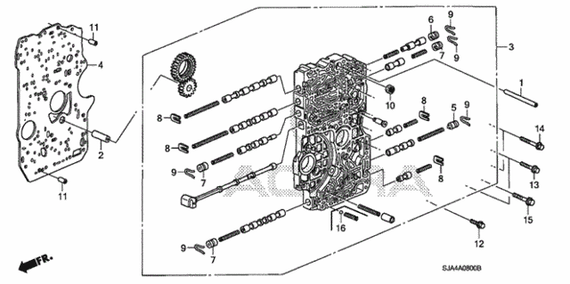 AT Main Valve Body for 2007 Acura RL #0