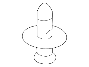 155305933 - Body: Fender Liner Clip for Nissan: 370Z, Altima, ARIYA, Armada, Cube, Frontier, GT-R, Juke, Kicks, Kicks Play, LEAF, Maxima, Micra, Murano, NV1500, NV200, NV2500, NV3500, Pathfinder, Qashqai, Quest, Rogue, Rogue Select, Rogue Sport, Sentra, Versa, Versa Note, Z Image