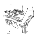 MB115434 - : Top Panel for Mitsubishi: Mighty Max Image