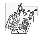 89310T4130 - : Seat Back Frame for Genesis: G90 Image