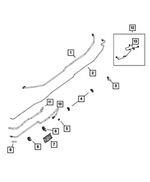 57008480AA - Fuel and Accelerator Pedal: Fuel Vapor Tube for Ram: 2500, 3500 Image