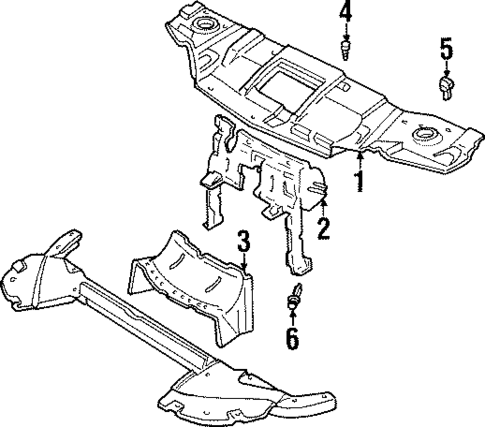 Splash Shields for 1989 Chevrolet Beretta #0