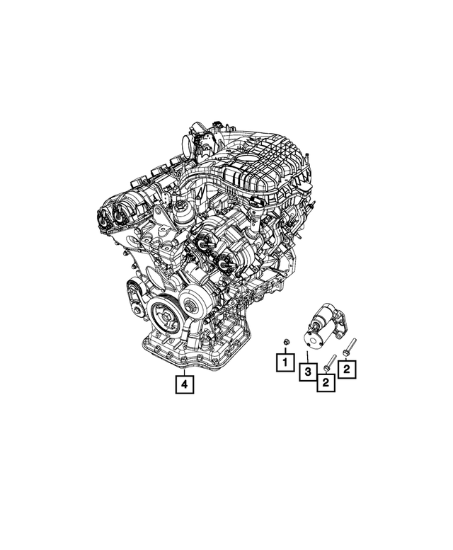 6101986 - Electrical: Hex Head Screw And Washer for Mopar Image