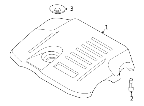 Engine Appearance Cover for 2023 Land Rover Discovery #0
