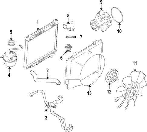 Water Pump for 2016 Ford E-350 Super Duty #1