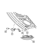 5209554 - Electrical: Cargo Lamp Lens for Chrysler: PT Cruiser | Dodge: Neon, Viper Image