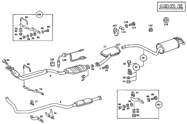 9542451726 - Exhaust System: Lambda Sensor for Mercedes-Benz: 190, 190E Image image