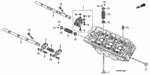 14620P8AA01 - Engine: ARM ASSY., IN. ROCKER for Honda Image
