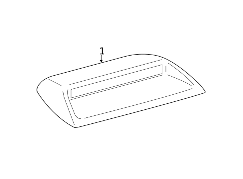 High Mounted Stop Lamp for 2013 Toyota Camry #0