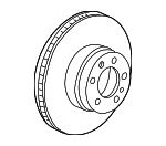 34116757747 - : Rotor for BMW: 540i, 740i, 740iL, 750iL, 850Ci, 850CSi, 850i Image
