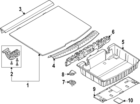 Interior Trim - Rear Body for 2025 BMW X2 #0