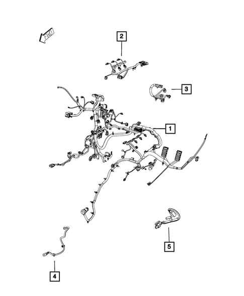 Wiring-Powertrain for 2013 Ram 1500 #0