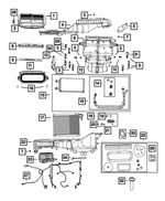 68410463AA - Air Conditioners and Heaters: Air Inlet Housing for Mopar Image