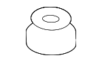 74172TBAA00 - Cooling System: Radiator Lower Insulator for Honda Image
