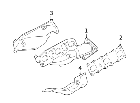 Exhaust Manifold for 2009 INFINITI FX35 #0