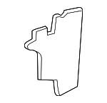 10380463 - Body: Rear Deflector for Buick: Rainier | Chevrolet: Trailblazer, Trailblazer EXT | GMC: Envoy, Envoy XL, Envoy XUV | Oldsmobile: Bravada Image