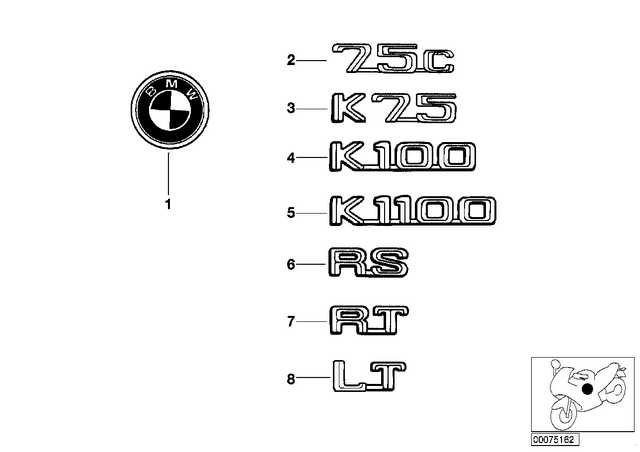 51141455337 - : Badge for BMW-Motorrad Image