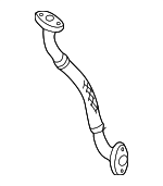 6B145735F - Engine: Pressure Line for Audi: A4, A4 Quattro Image